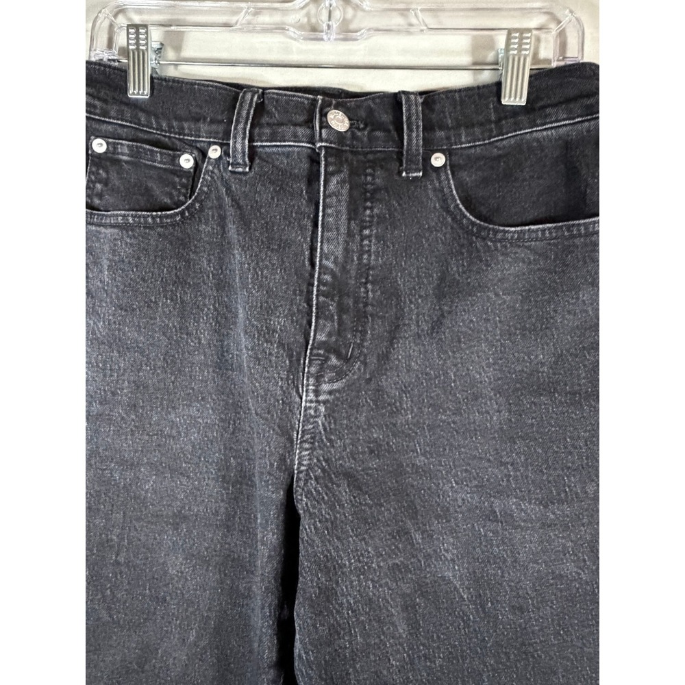 Madewell 90s Straight Leg Jeans Faded Black High Rise Denim Size 28 - Picture 3 of 8